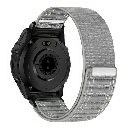 Wave Texture Nylon Hook and Loop Fastener Quick Release Watch Band, For Garmin 26mm, For Garmin 22mm, For Garmin 20mm