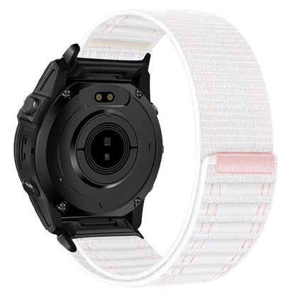 Wave Texture Nylon Hook and Loop Fastener Quick Release Watch Band, For Garmin 26mm, For Garmin 22mm, For Garmin 20mm