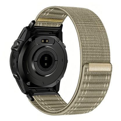 Wave Texture Nylon Hook and Loop Fastener Quick Release Watch Band, For Garmin 26mm, For Garmin 22mm, For Garmin 20mm