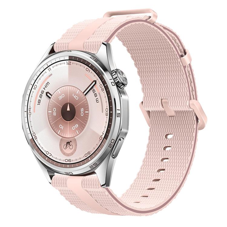 Line Pattern Silicone Watch Band, 18mm, 20mm, 22mm