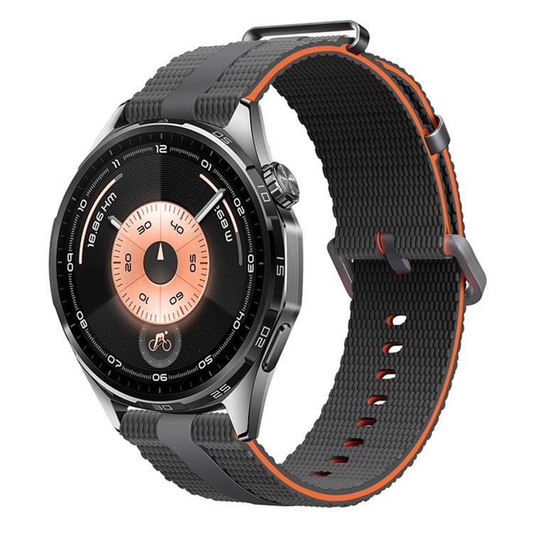 Line Pattern Silicone Watch Band, 18mm, 20mm, 22mm