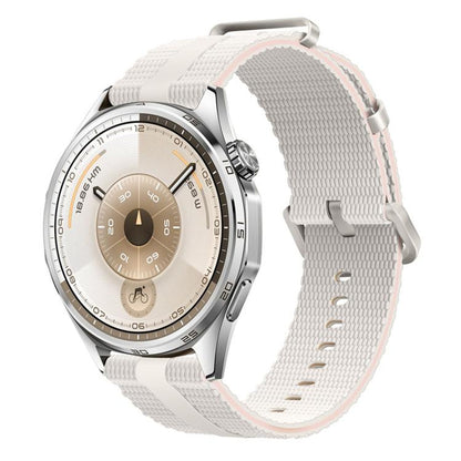 Line Pattern Silicone Watch Band, 18mm, 20mm, 22mm