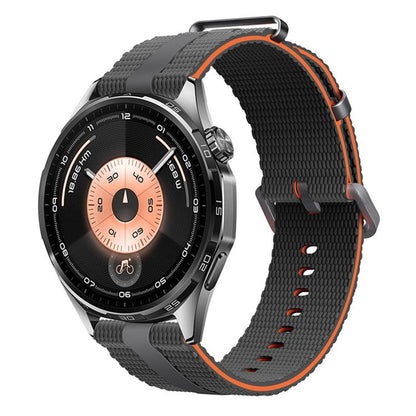 Line Pattern Silicone Watch Band, 18mm, 20mm, 22mm