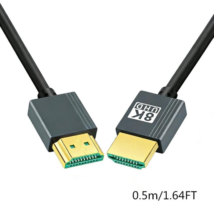 HDMI High-definition Cable 2.1 Version 8K Video Cable Computer TV Projector Connection Cable, 1.64ft, 3.3FT, 6.6FT