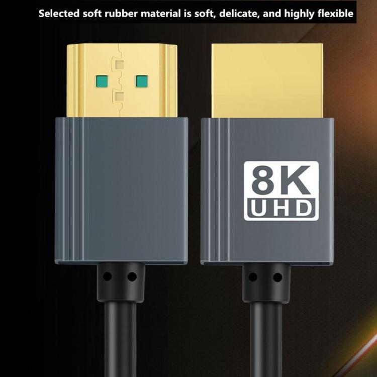 HDMI High-definition Cable 2.1 Version 8K Video Cable Computer TV Projector Connection Cable, 1.64ft, 3.3FT, 6.6FT