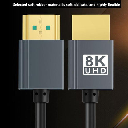 HDMI High-definition Cable 2.1 Version 8K Video Cable Computer TV Projector Connection Cable, 1.64ft, 3.3FT, 6.6FT
