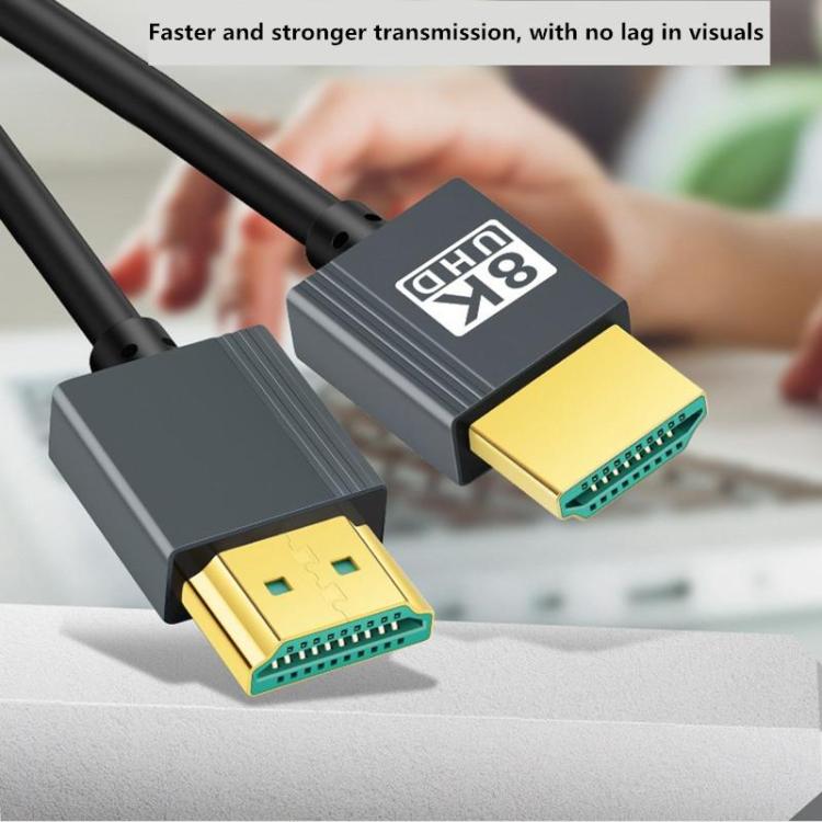 HDMI High-definition Cable 2.1 Version 8K Video Cable Computer TV Projector Connection Cable, 1.64ft, 3.3FT, 6.6FT