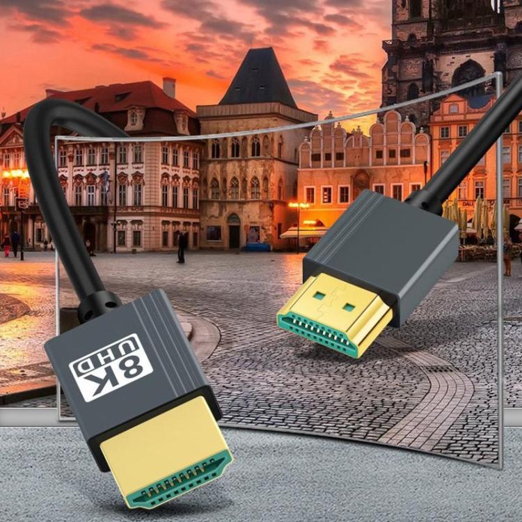 HDMI High-definition Cable 2.1 Version 8K Video Cable Computer TV Projector Connection Cable, 1.64ft, 3.3FT, 6.6FT