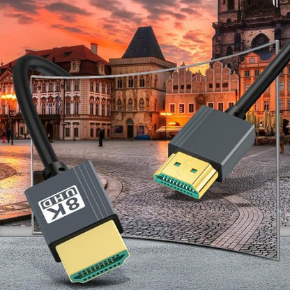 HDMI High-definition Cable 2.1 Version 8K Video Cable Computer TV Projector Connection Cable, 1.64ft, 3.3FT, 6.6FT