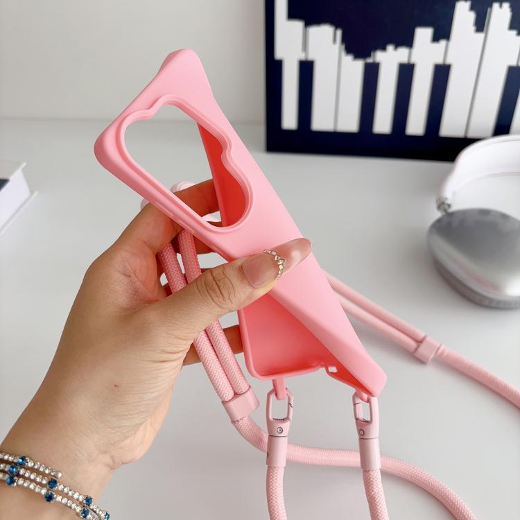 Candy Silicone Shockproof Phone Case with 7mm Crossbody Lanyard, For Samsung Galaxy S26+ 5G, For Samsung Galaxy S25 Edge  5G, For samsung Galaxy S26 Ultra 5G, For Samsung Galaxy S26 5G, For Samsung Galaxy S25 FE 5G, For Samsung Galaxy A17 5G           ...