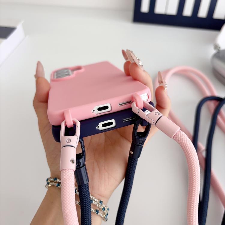 Candy Silicone Shockproof Phone Case with 7mm Crossbody Lanyard, For Samsung Galaxy S26+ 5G, For Samsung Galaxy S25 Edge  5G, For samsung Galaxy S26 Ultra 5G, For Samsung Galaxy S26 5G, For Samsung Galaxy S25 FE 5G, For Samsung Galaxy A17 5G           ...
