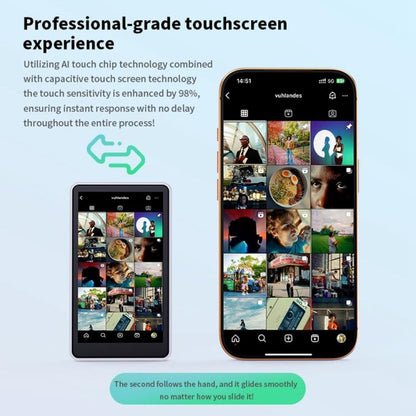 TP01 Écran tactile 4,02 pouces pour la photographie sur téléphone Écran d'affichage magnétique pour selfies