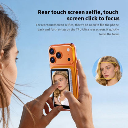 TP01 Écran tactile 4,02 pouces pour la photographie sur téléphone Écran d'affichage magnétique pour selfies