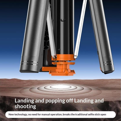 T02TK Bluetooth Remote Control Phone Tripod Stand 360 Degrees Rotation Selfie Stick Tripod