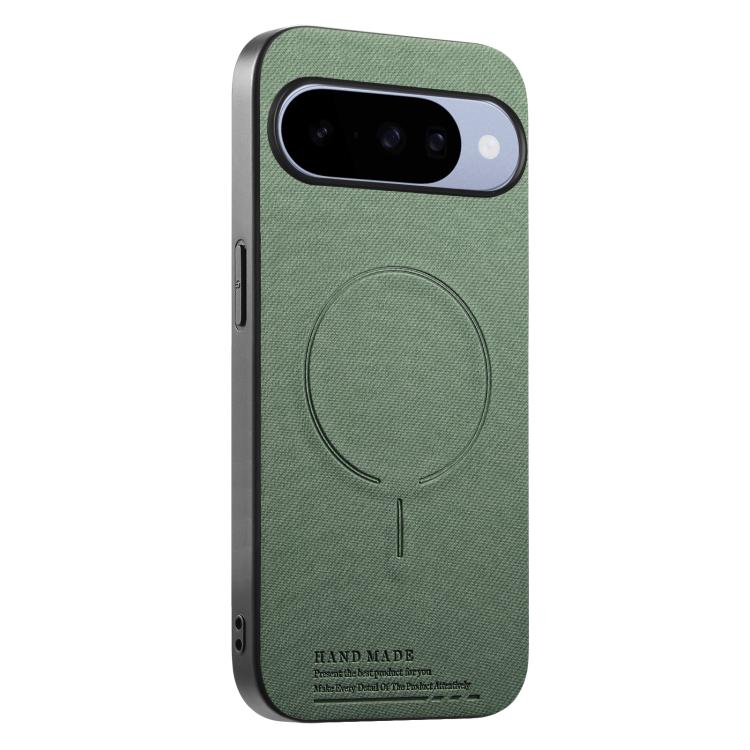 Fabric Magnetic PU Back Cover Phone Case, For Google Pixel 10a, For Google Pixel 10 Pro XL, For Google Pixel 9a, For Google Pixel 9 Pro XL, For Google Pixel 10 / 10 Pro, For Google Pixel 9 / 9 Pro