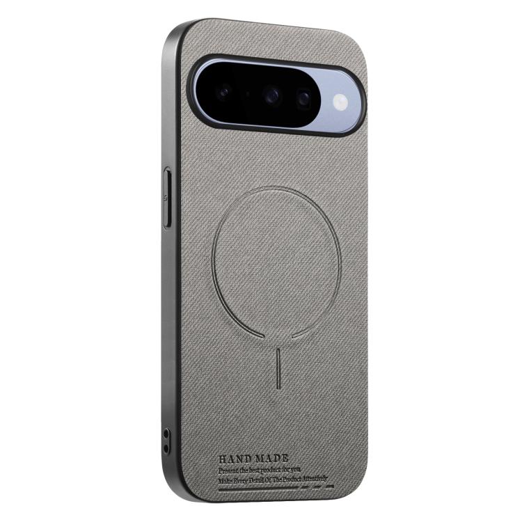 Fabric Magnetic PU Back Cover Phone Case, For Google Pixel 10a, For Google Pixel 10 Pro XL, For Google Pixel 9a, For Google Pixel 9 Pro XL, For Google Pixel 10 / 10 Pro, For Google Pixel 9 / 9 Pro