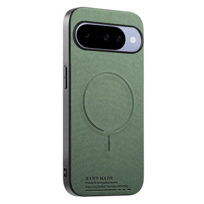 Fabric Magnetic PU Back Cover Phone Case, For Google Pixel 10a, For Google Pixel 10 Pro XL, For Google Pixel 9a, For Google Pixel 9 Pro XL, For Google Pixel 10 / 10 Pro, For Google Pixel 9 / 9 Pro