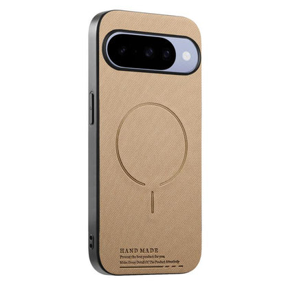 Fabric Magnetic PU Back Cover Phone Case, For Google Pixel 10a, For Google Pixel 10 Pro XL, For Google Pixel 9a, For Google Pixel 9 Pro XL, For Google Pixel 10 / 10 Pro, For Google Pixel 9 / 9 Pro