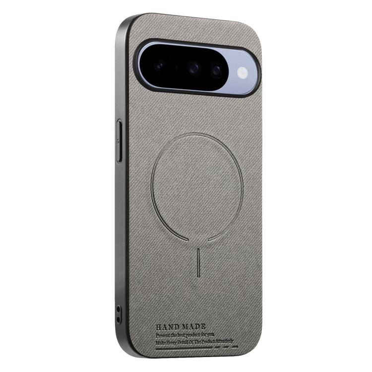Fabric Magnetic PU Back Cover Phone Case, For Google Pixel 10a, For Google Pixel 10 Pro XL, For Google Pixel 9a, For Google Pixel 9 Pro XL, For Google Pixel 10 / 10 Pro, For Google Pixel 9 / 9 Pro