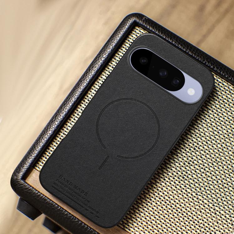 Fabric Magnetic PU Back Cover Phone Case, For Google Pixel 10a, For Google Pixel 10 Pro XL, For Google Pixel 9a, For Google Pixel 9 Pro XL, For Google Pixel 10 / 10 Pro, For Google Pixel 9 / 9 Pro
