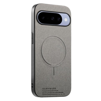 Fabric Magnetic PU Back Cover Phone Case, For Google Pixel 10a, For Google Pixel 10 Pro XL, For Google Pixel 9a, For Google Pixel 9 Pro XL, For Google Pixel 10 / 10 Pro, For Google Pixel 9 / 9 Pro