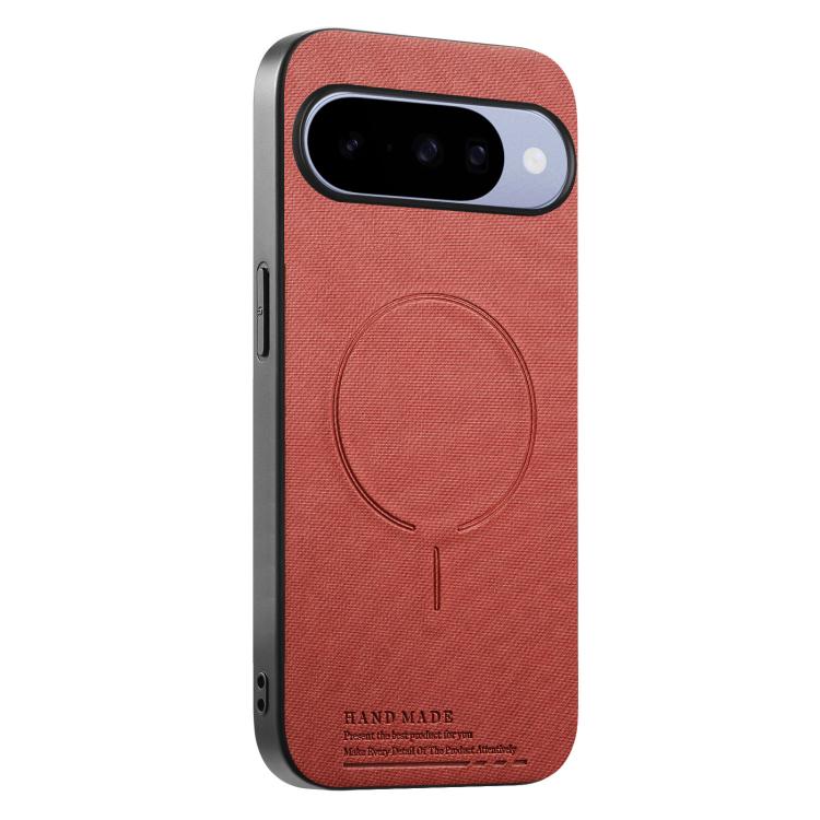 Fabric Magnetic PU Back Cover Phone Case, For Google Pixel 11 Pro XL, For Google Pixel 11, For Google Pixel 11 Pro, For Google Pixel 10a, For Google Pixel 10 Pro XL, For Google Pixel 9a, For Google Pixel 9 Pro XL, For Google Pixel 10 / 10 Pro          ...