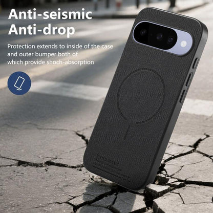 Fabric Magnetic PU Back Cover Phone Case, For Google Pixel 11 Pro XL, For Google Pixel 11, For Google Pixel 11 Pro, For Google Pixel 10a, For Google Pixel 10 Pro XL, For Google Pixel 9a, For Google Pixel 9 Pro XL, For Google Pixel 10 / 10 Pro          ...