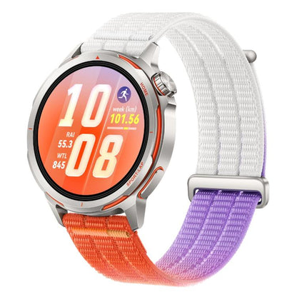 Double-Link Cloud-Feel Breathable Nylon Loop Metal Head Watch Band, 18mm, 20mm, 22mm