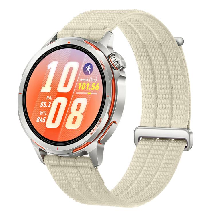 Double-Link Cloud-Feel Breathable Nylon Loop Metal Head Watch Band, 18mm, 20mm, 22mm