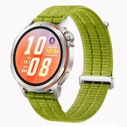 Double-Link Cloud-Feel Breathable Nylon Loop Metal Head Watch Band, 18mm, 20mm, 22mm