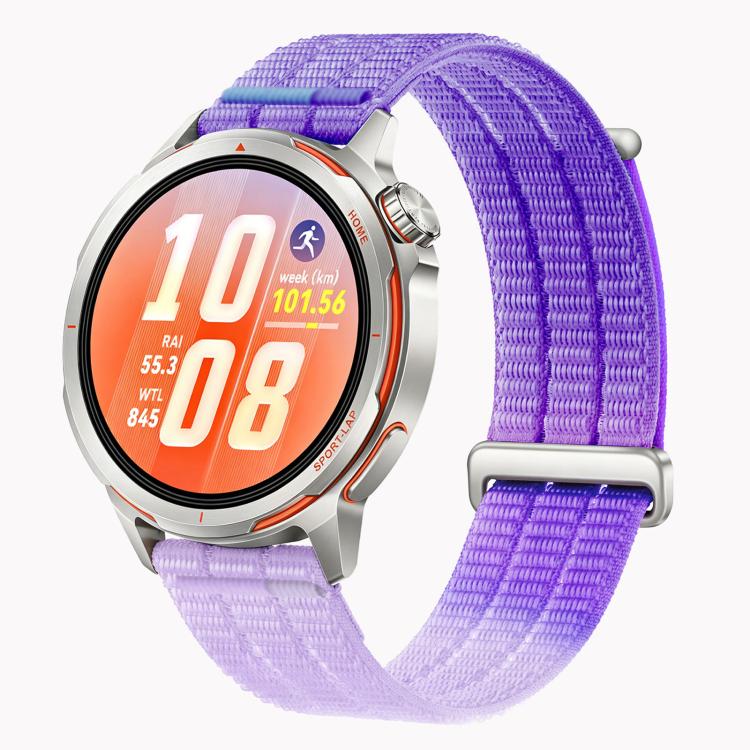 Double-Link Cloud-Feel Breathable Nylon Loop Metal Head Watch Band, 18mm, 20mm, 22mm