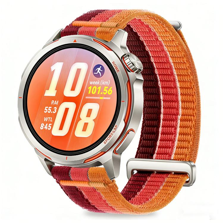 Double-Link Cloud-Feel Breathable Nylon Loop Metal Head Watch Band, 18mm, 20mm, 22mm