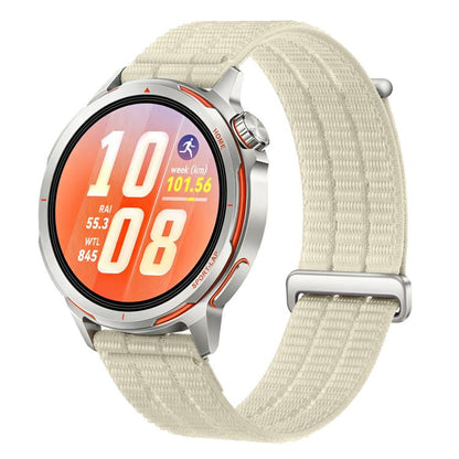 Double-Link Cloud-Feel Breathable Nylon Loop Metal Head Watch Band, 18mm, 20mm, 22mm