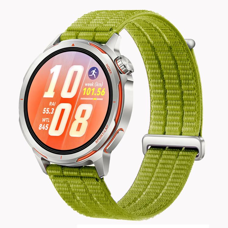 Double-Link Cloud-Feel Breathable Nylon Loop Metal Head Watch Band, 18mm, 20mm, 22mm