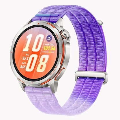 Double-Link Cloud-Feel Breathable Nylon Loop Metal Head Watch Band, 18mm, 20mm, 22mm