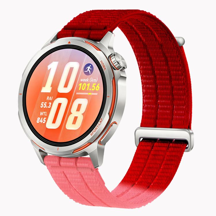 Double-Link Cloud-Feel Breathable Nylon Loop Metal Head Watch Band, 18mm, 20mm, 22mm