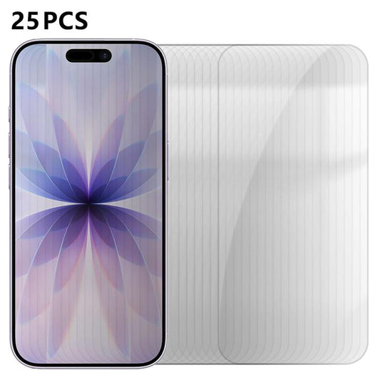 25pcs High-Aluminum Semi-Screen Anti-Fingerprint HD Tempered Glass Film, For iPhone Fold Outer Screen, For iPhone 18, For iPhone 18 Pro, For iPhone 18 Pro Max, For iPhone 17 Pro Max, For iPhone 17 Pro, For iPhone 17, For iPhone Air, For iPhone 16 Pro M...