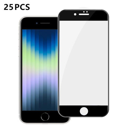 25pcs High-Aluminum Full-Coverage Anti-Fingerprint Screen-Printed HD Tempered Glass Film, For iPhone 18 Pro, For iPhone 18 Pro Max, For iPhone 17 Pro Max, For iPhone 17 Pro, For iPhone 17, For iPhone Air, For iPhone 16 Pro Max, For iPhone 16 Pro       ...