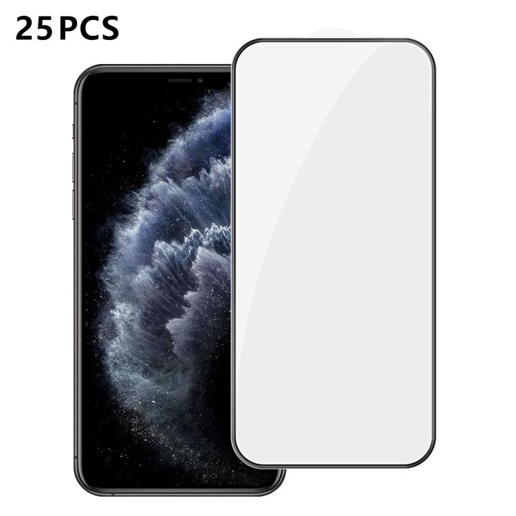25pcs High-Aluminum Full-Coverage Anti-Fingerprint Screen-Printed HD Tempered Glass Film, For iPhone 18 Pro, For iPhone 18 Pro Max, For iPhone 17 Pro Max, For iPhone 17 Pro, For iPhone 17, For iPhone Air, For iPhone 16 Pro Max, For iPhone 16 Pro       ...