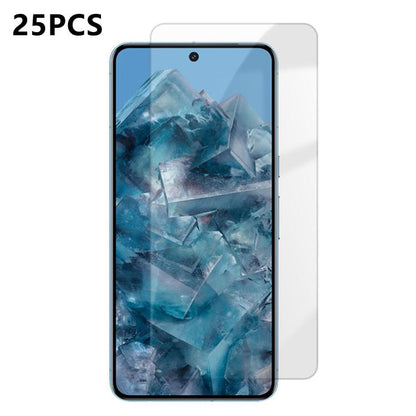 25pcs High-Aluminum Semi-Screen Anti-Fingerprint HD Tempered Glass Film, For Google Pixel 11 Pro XL, For Google Pixel 11, For Google Pixel 11 Pro, For Google Pixel 10a, For Google Pixel 10 Pro XL, For Google Pixel 10 Pro, For Google Pixel 10           ...