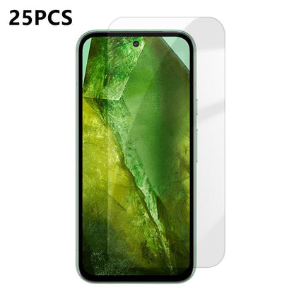 25pcs High-Aluminum Semi-Screen Anti-Fingerprint HD Tempered Glass Film, For Google Pixel 11 Pro XL, For Google Pixel 11, For Google Pixel 11 Pro, For Google Pixel 10a, For Google Pixel 10 Pro XL, For Google Pixel 10 Pro, For Google Pixel 10           ...
