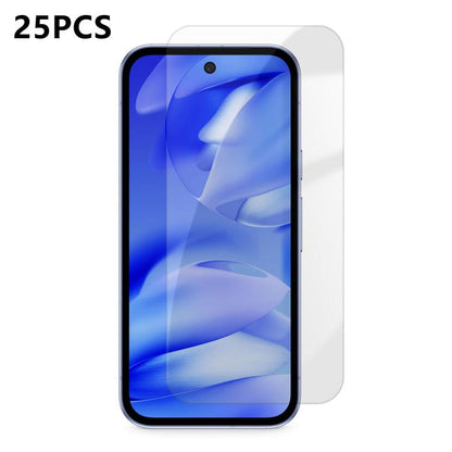 25pcs High-Aluminum Semi-Screen Anti-Fingerprint HD Tempered Glass Film, For Google Pixel 11 Pro XL, For Google Pixel 11, For Google Pixel 11 Pro, For Google Pixel 10a, For Google Pixel 10 Pro XL, For Google Pixel 10 Pro, For Google Pixel 10           ...