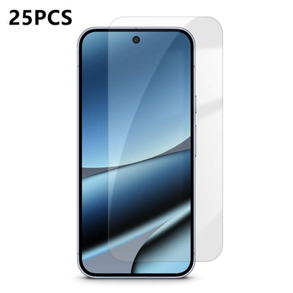 25pcs High-Aluminum Semi-Screen Anti-Fingerprint HD Tempered Glass Film, For Google Pixel 11 Pro XL, For Google Pixel 11, For Google Pixel 11 Pro, For Google Pixel 10a, For Google Pixel 10 Pro XL, For Google Pixel 10 Pro, For Google Pixel 10           ...
