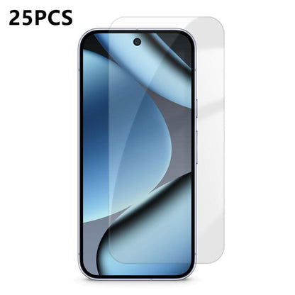 25pcs High-Aluminum Semi-Screen Anti-Fingerprint HD Tempered Glass Film, For Google Pixel 11 Pro XL, For Google Pixel 11, For Google Pixel 11 Pro, For Google Pixel 10a, For Google Pixel 10 Pro XL, For Google Pixel 10 Pro, For Google Pixel 10           ...
