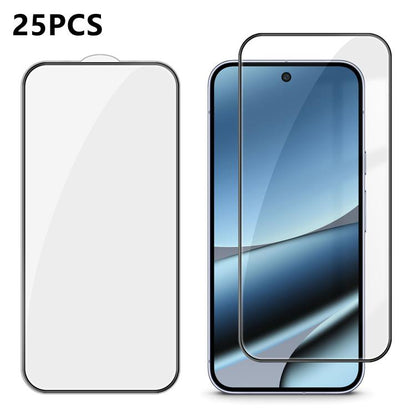 25pcs High-Aluminum Full-Coverage Anti-Fingerprint Screen-Printed HD Tempered Glass Film, For Google Pixel 11 Pro XL, For Google Pixel 11, For Google Pixel 11 Pro, For Google Pixel 10a, For Google Pixel 10 Pro XL, For Google Pixel 10 Pro               ...