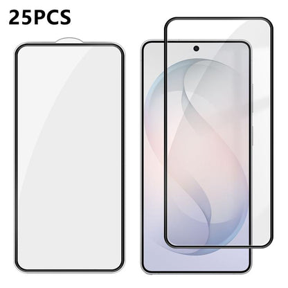 25pcs High-Aluminum Full-Coverage Anti-Fingerprint Screen-Printed HD Tempered Glass Film, For Galaxy A08 4G / 5G, For Galaxy A18 4G / 5G, For Galaxy M47 5G, For Galaxy Z Fold8 5G Outer Screen, For Galaxy Z Fold8 Ultra 5G Outer Screen                   ...