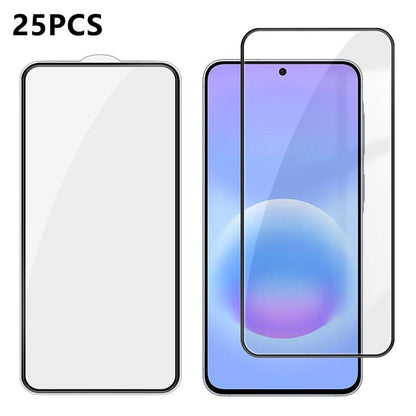 25pcs High-Aluminum Full-Coverage Anti-Fingerprint Screen-Printed HD Tempered Glass Film, For Galaxy A08 4G / 5G, For Galaxy A18 4G / 5G, For Galaxy M47 5G, For Galaxy Z Fold8 5G Outer Screen, For Galaxy Z Fold8 Ultra 5G Outer Screen                   ...
