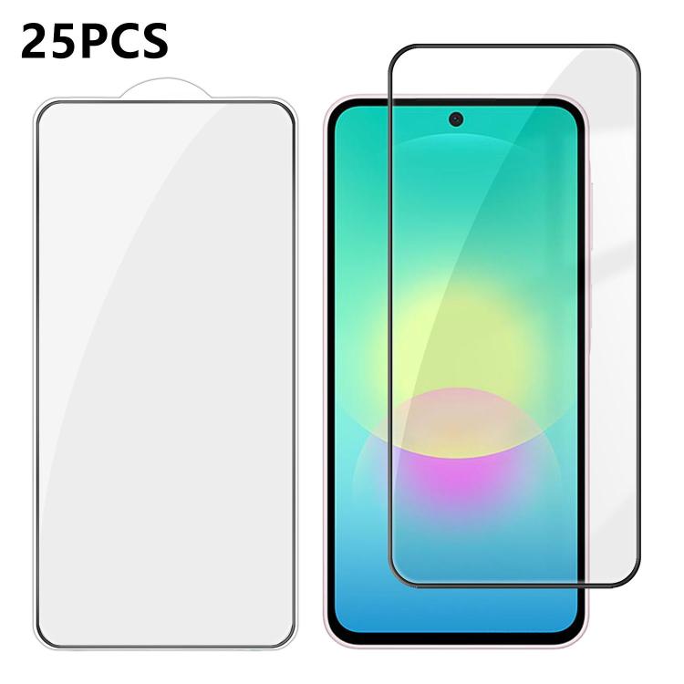 25pcs High-Aluminum Full-Coverage Anti-Fingerprint Screen-Printed HD Tempered Glass Film, For Galaxy A08 4G / 5G, For Galaxy A18 4G / 5G, For Galaxy M47 5G, For Galaxy Z Fold8 5G Outer Screen, For Galaxy Z Fold8 Ultra 5G Outer Screen                   ...