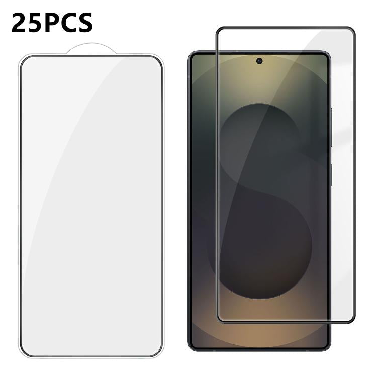 25pcs High-Aluminum Full-Coverage Anti-Fingerprint Screen-Printed HD Tempered Glass Film, For Galaxy A08 4G / 5G, For Galaxy A18 4G / 5G, For Galaxy M47 5G, For Galaxy Z Fold8 5G Outer Screen, For Galaxy Z Fold8 Ultra 5G Outer Screen                   ...