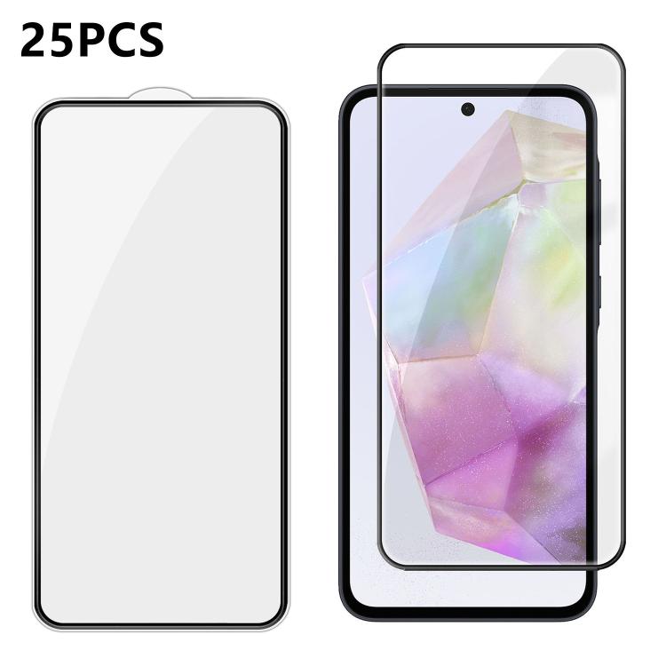 25pcs High-Aluminum Full-Coverage Anti-Fingerprint Screen-Printed HD Tempered Glass Film, For Galaxy A08 4G / 5G, For Galaxy A18 4G / 5G, For Galaxy M47 5G, For Galaxy Z Fold8 5G Outer Screen, For Galaxy Z Fold8 Ultra 5G Outer Screen                   ...